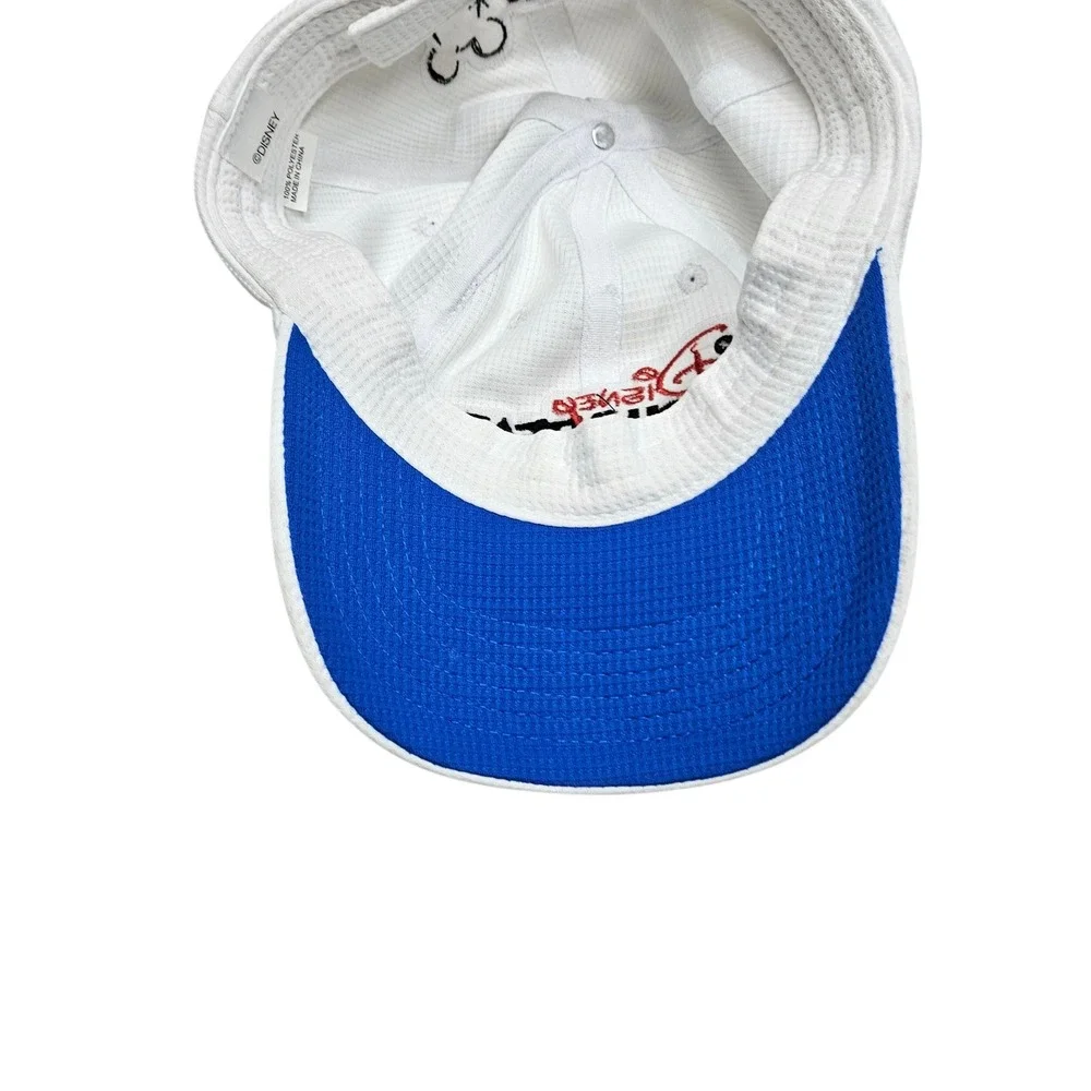 Disney VoluntEARS NWT White Baseball Cap‎ Competition Mesh Hat ABC ESPN
